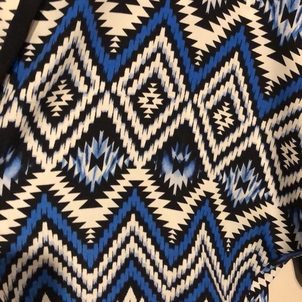 Blue patterned kimono - Picture 4 of 4